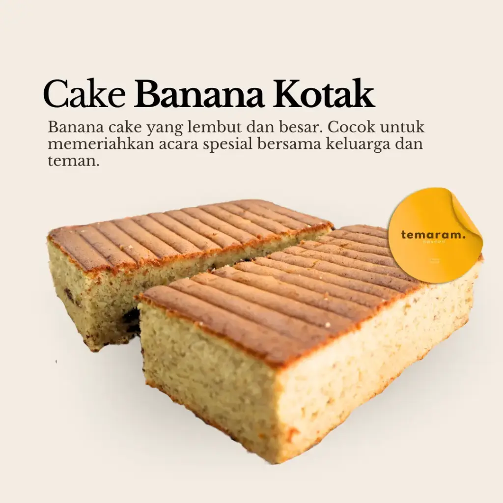 Banana Cake Kotak
